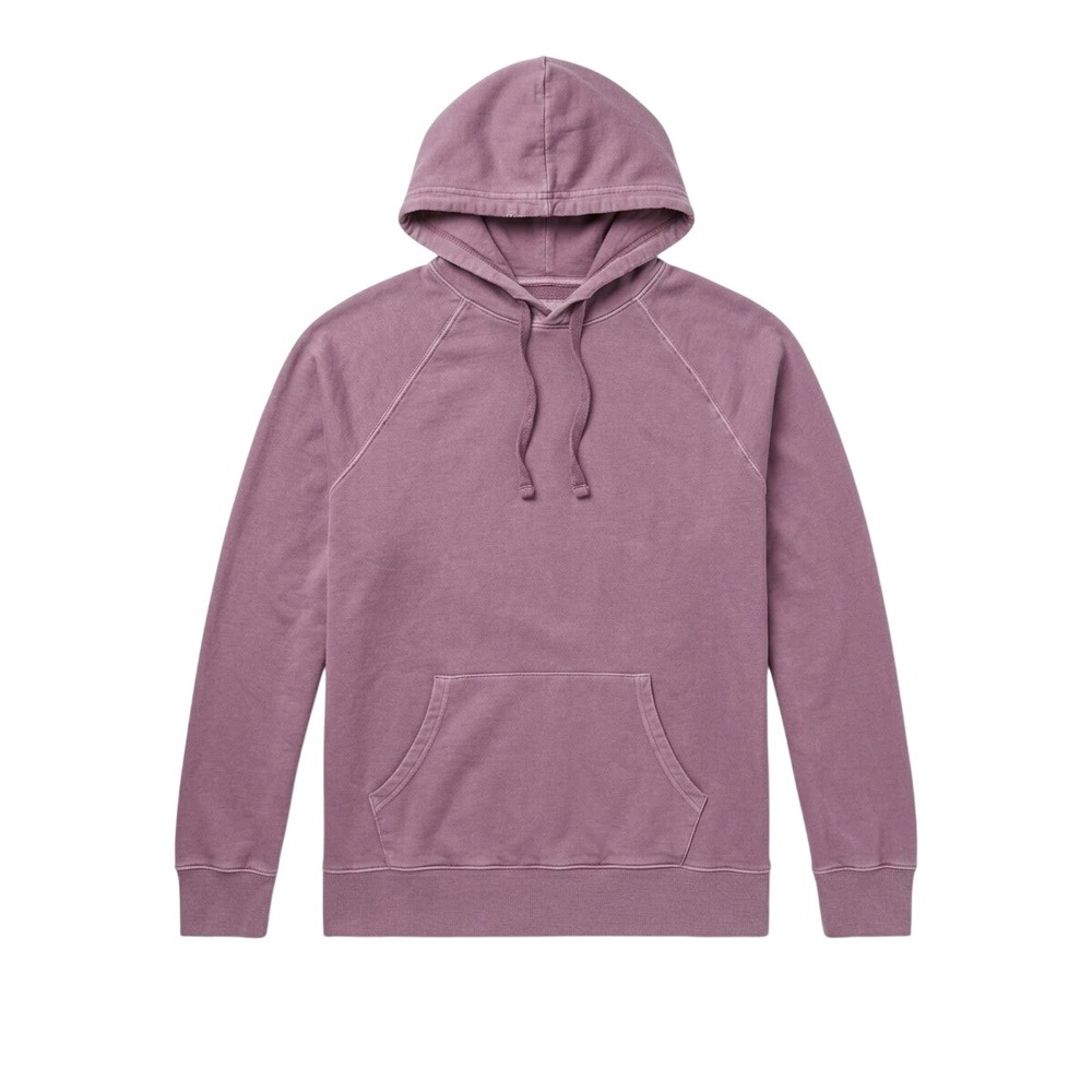 Goodfellow & Co Hoodie Mens Large Mauve Pink Raglan Sleeve Cotton Pullover